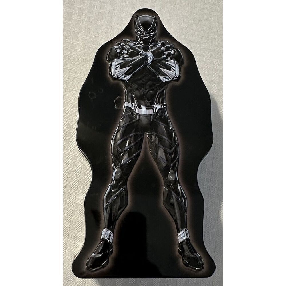 from The Tin Box Company Black Marvel Panter  Pencil Box